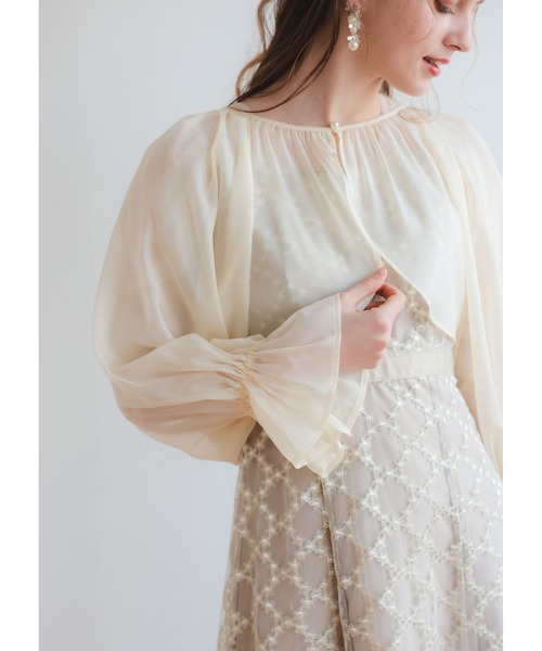 「Dorry Doll」 ボレロ MEDIUM ベージュ レディース_画像4