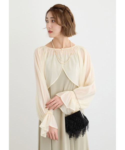 「Dorry Doll」 ボレロ MEDIUM ベージュ レディース_画像9