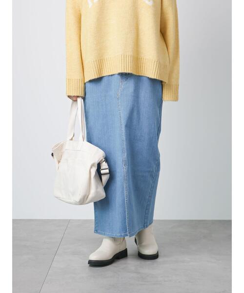 「Lugnoncure」 デニムスカート LARGE ブルー レディース_画像2