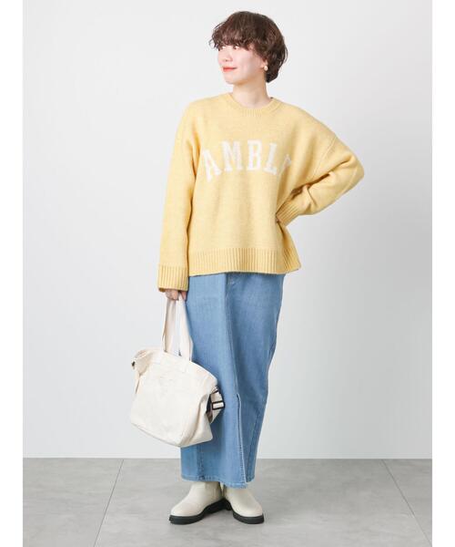 「Lugnoncure」 デニムスカート LARGE ブルー レディース_画像3
