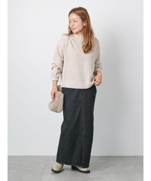 「Lugnoncure」 デニムスカート LARGE ブルー レディース_画像5