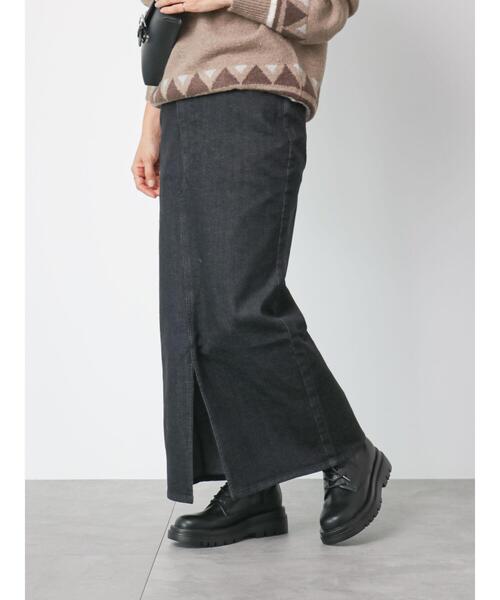 「Lugnoncure」 デニムスカート LARGE ブルー レディース_画像7