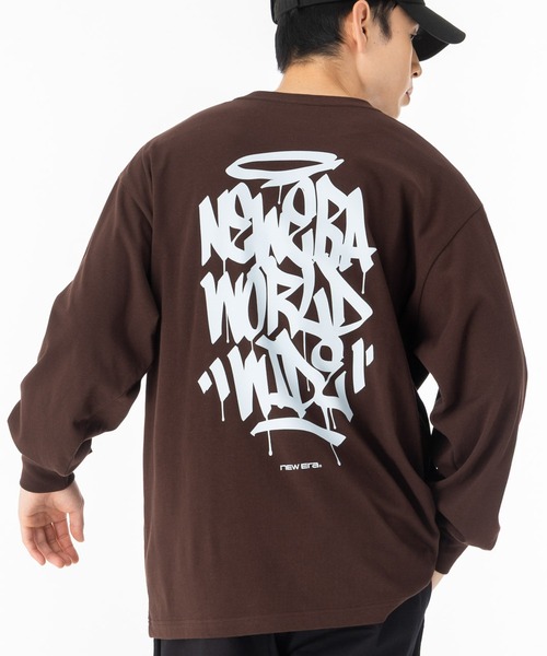 NEW ERA（ニューエラ） tシャツ 長袖Tシャツ ロンT グラフィティロゴ