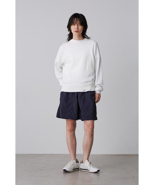Y パンツ Y / RECYCLE NYLON MIX TAFFETA SHORTS メンズ レディース