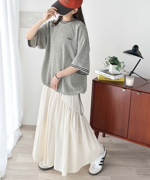 「Java」 半袖カットソー X-LARGE アイボリー レディース_画像2