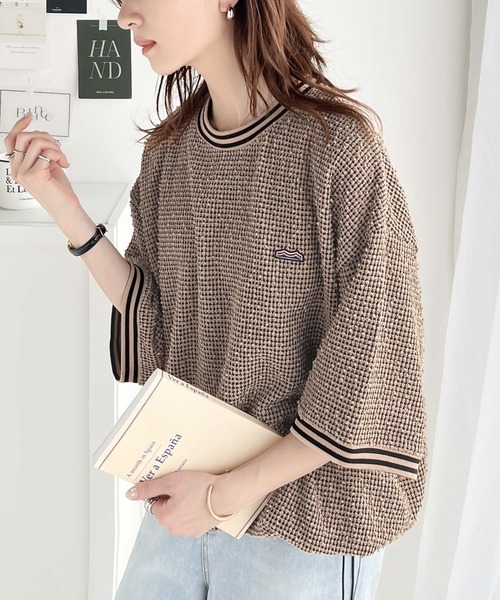 「Java」 半袖カットソー X-LARGE アイボリー レディース_画像8