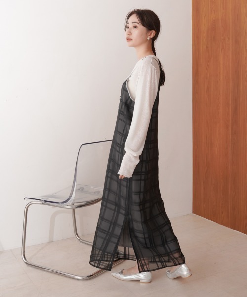 「Bab」 キャミソールワンピース M ブラック レディース_画像9