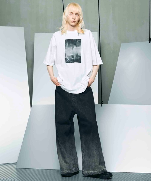 「MAISON SPECIAL」 半袖Tシャツ 1 ホワイト メンズ_画像2