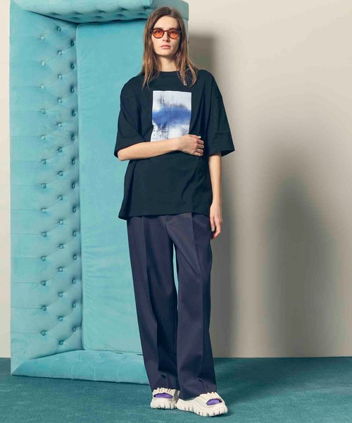 「MAISON SPECIAL」 半袖Tシャツ 1 ホワイト メンズ_画像7
