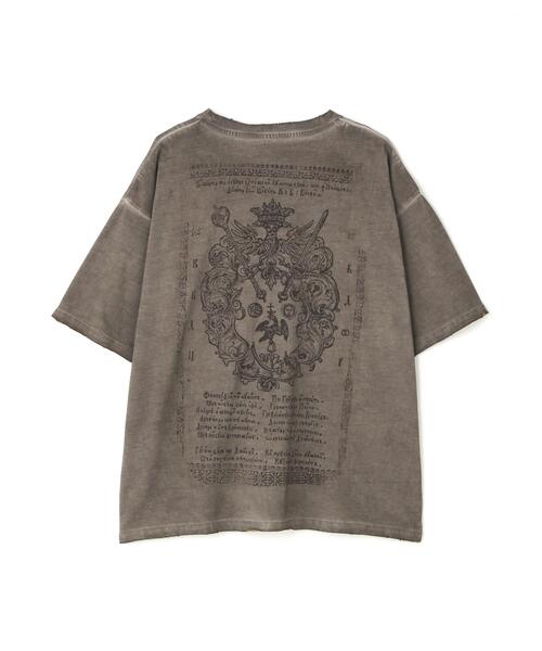 tシャツ 半袖 DankeSchon/ダンケシェーン/SPRAYBURN EMBLEM レディース メンズ