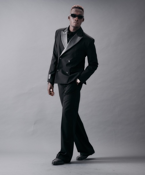 ANDER HUNK ジャケット テーラードジャケット Crocodile Lapel