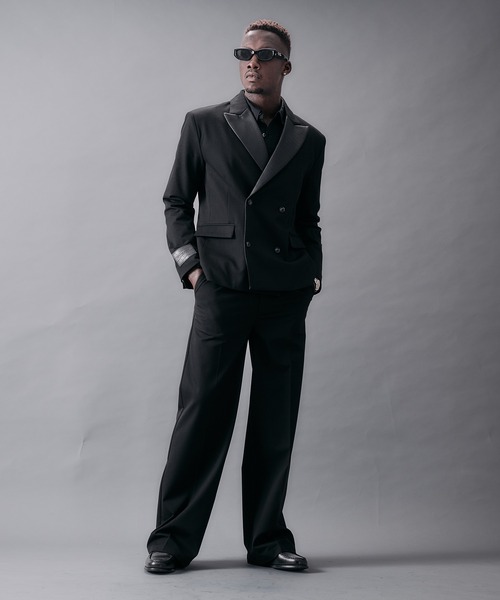 ANDER HUNK ジャケット テーラードジャケット Crocodile Lapel