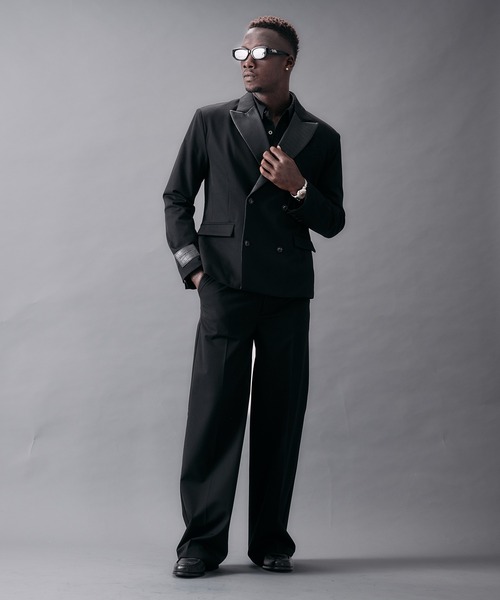 ANDER HUNK ジャケット テーラードジャケット Crocodile Lapel