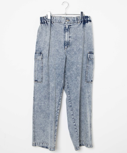 「WEGO」 「sundy skate club」カーゴパンツ MEDIUM ブラック メンズ_画像8