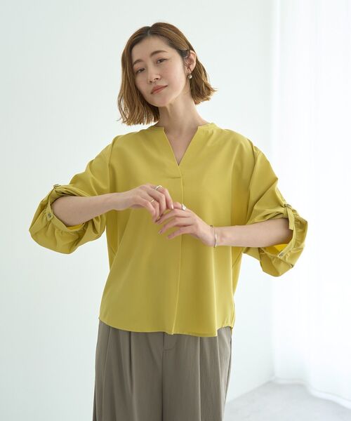 「YECCA VECCA」 長袖シャツ FREE グレー レディース_画像8