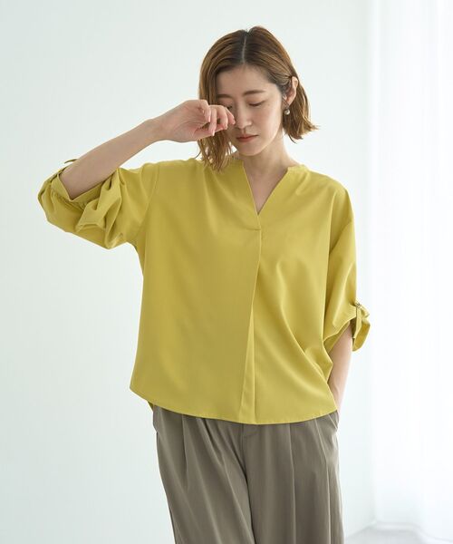 「YECCA VECCA」 長袖シャツ FREE グレー レディース_画像9