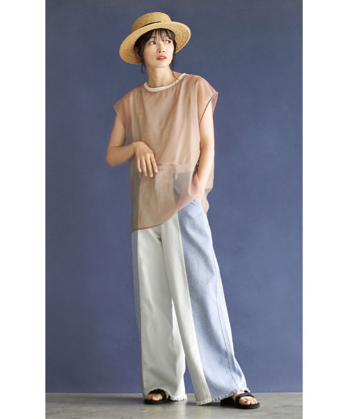 「e-zakkamania stores」 「gleam」半袖カットソー フリー ブラック レディース_画像5
