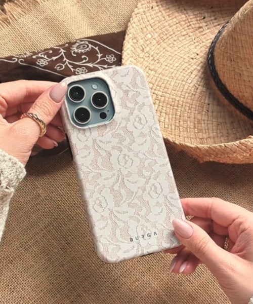 【新品未使用】BURGA iPhone17用ケース 大理石柄 BURGA スマホケース MagSafe対応 スマホケース おしゃれ 北欧デザイン