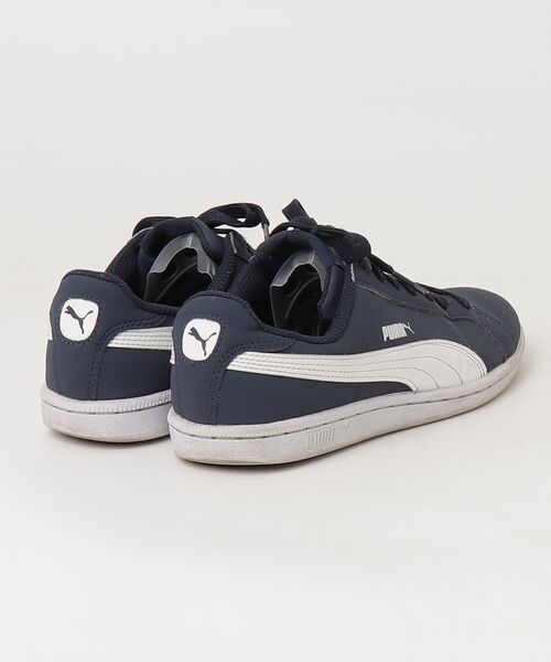 「PUMA」 ローカットスニーカー 24.5cm ネイビー×ホワイト メンズ_画像2