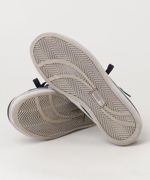「PUMA」 ローカットスニーカー 24.5cm ネイビー×ホワイト メンズ_画像3