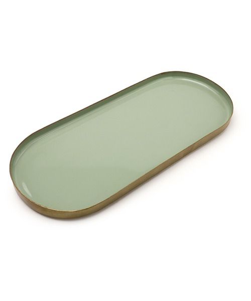 MONIQUE CHARTLAND by GOODY GRAMS インテリア ENAMEL OVAL TRAY 04