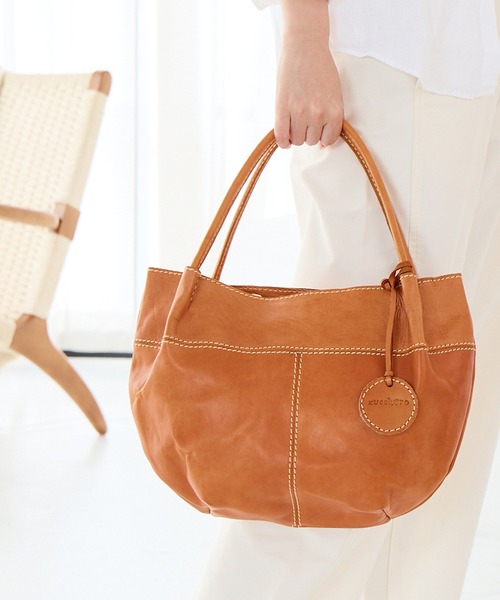トートバッグ zucchero ズッケロ バッグ レディース 本革 マチ広