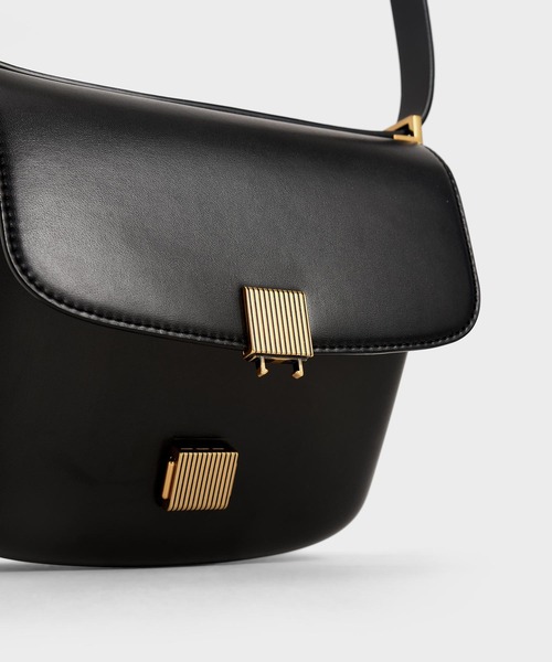 ショルダーバッグ バッグ レディース メタリックプッシュロック ショルダーバッグ / Metallic PushLock Shoulder