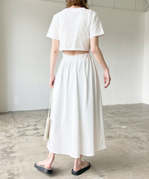 ワンピース バックオープンtシャツワンピース Zozotown Yahoo 店 通販 Yahoo ショッピング