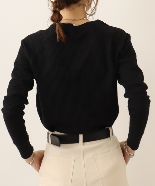 JEMORGAN（ジェーイーモーガン） tシャツ ワッフルラグランクルー