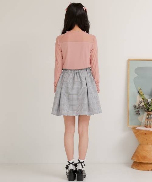 putumayo サイドリボン吊りスカート　ピンク PINKHUNT スカート リボン付きスカート 6708K キッズ 子供服