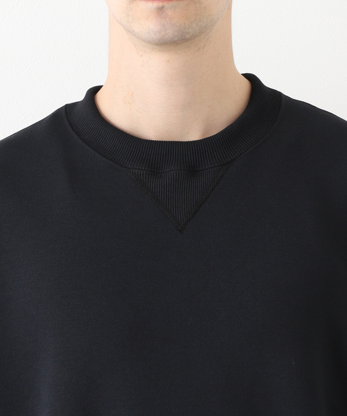 スウェット 【PSEUDOS / シュードス】PLAIN CREW NECK SWEATSHIRT LS