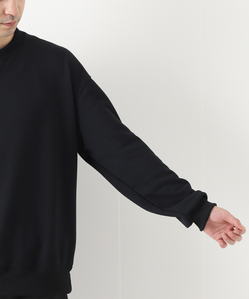 スウェット 【PSEUDOS / シュードス】PLAIN CREW NECK SWEATSHIRT LS
