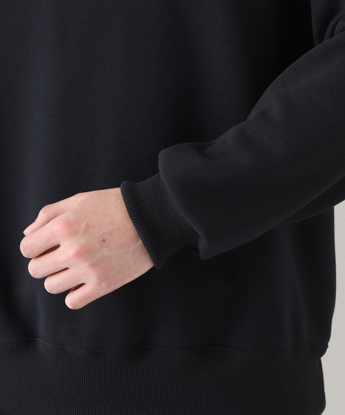 スウェット 【PSEUDOS / シュードス】PLAIN CREW NECK SWEATSHIRT LS