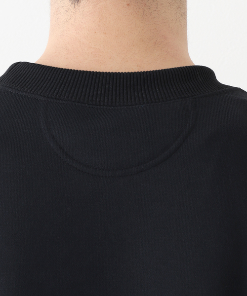 スウェット 【PSEUDOS / シュードス】PLAIN CREW NECK SWEATSHIRT LS