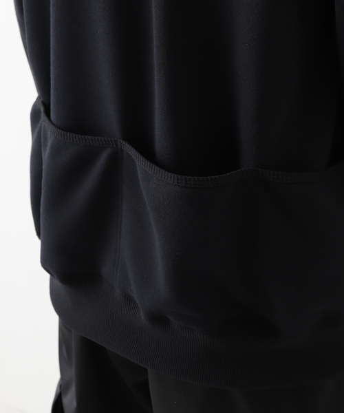 スウェット 【PSEUDOS / シュードス】PLAIN CREW NECK SWEATSHIRT LS