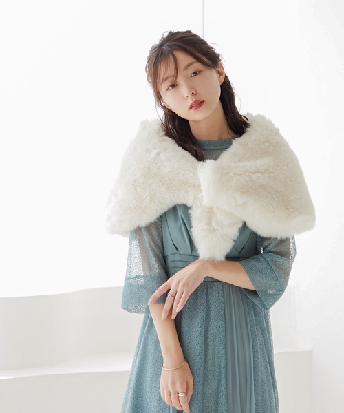 niana（ニアナ） ストール マフラー フェイクファーショール