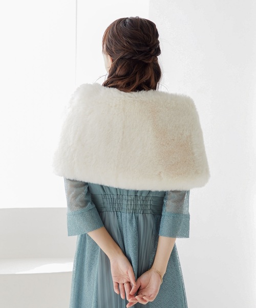 niana（ニアナ） ストール マフラー フェイクファーショール