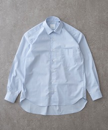 Herencia バックフリル　ライトブルーシャツ38 BRICK＆SONS シャツ リラックスバックプリーツシャツ「ライト