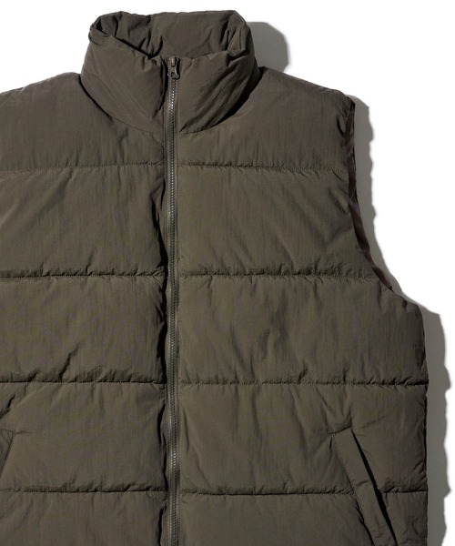 未使用品stand collar padded vest　暖かな中綿ベスト ADPOSION ベスト ジレ stand collar padding vest / スタンド
