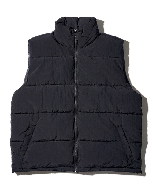 未使用品stand collar padded vest　暖かな中綿ベスト ADPOSION ベスト ジレ stand collar padding vest / スタンド
