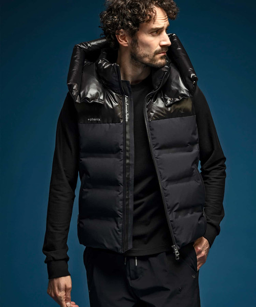 1PIU1UGUALE3 RELAXx+phenixダウンベスト MENS】PTX LIGHT DOWN VEST パーテックスダウンベスト