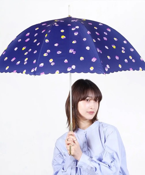 ぷりん 45rpm 日傘 雨傘 インディゴ 勾玉 花柄 和柄 藍染 ぷりん 45rpm 日傘 雨傘 インディゴ 勾玉 花柄 和柄 藍染 2025年