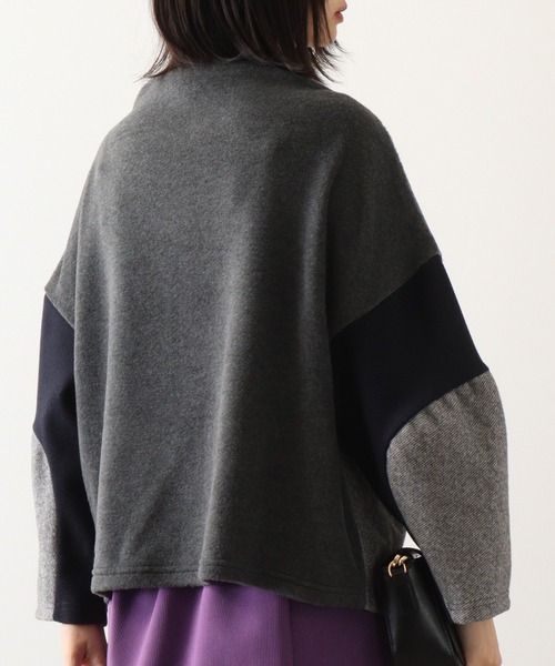 tシャツ Anna Nicola 配色切替えプルオーバー レディース Anna Nicola tシャツ 配色切替えプルオーバー レディース