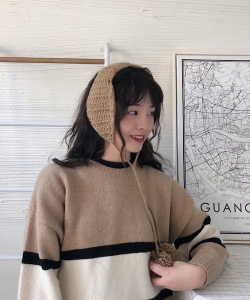 BURNER（バーナー） 耳当て イヤーマフ 「OKUOKU 0909」耳当て 手編み