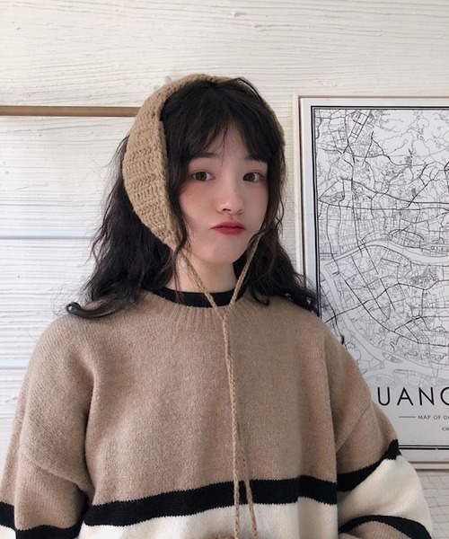 BURNER（バーナー） 耳当て イヤーマフ 「OKUOKU 0909」耳当て 手編み