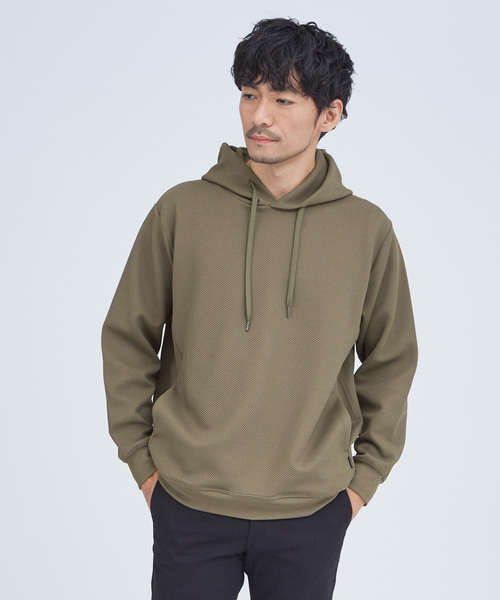 ABAHOUSE フード付きブラック　メンズ ABAHOUSE フード付きブラック メンズ