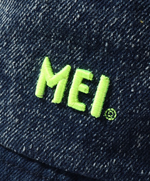 MEI 帽子 ハット 「MEI/メイ」MEI BUCKETHAT DENIM/ロゴ刺繍