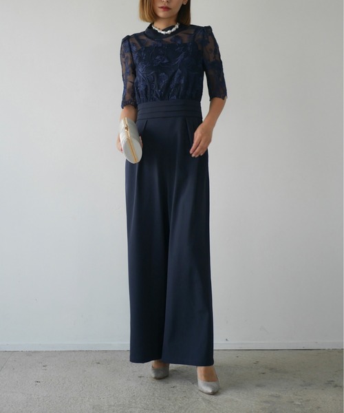 My shawty パンツドレス moses lace pants dress : ZOZOTOWN