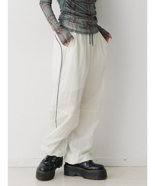 パンツ パイピングイージーパンツ レディース : 83005514 : ZOZOTOWN  