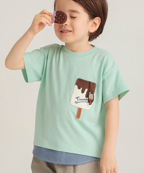 tシャツ Tシャツ 「接触冷感／アイスT」アイスポケット半袖Tシャツ 